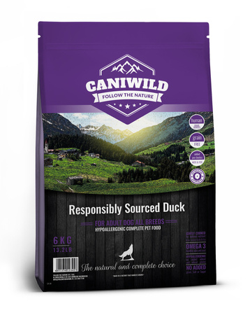 Caniwild Responsibly Sourced™ Duck Adult 2kg, hipoalergiczna z kaczką jakości Human-Grade