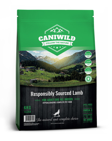 Caniwild Responsibly Sourced™ Lamb Adult 2kg, hipoalergiczna z jagnięciną jakości Human-Grade