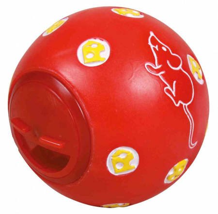 Interaktywna piłka na przysmaki dla kota Kula na smakołyki z regulacją wielkości otworu