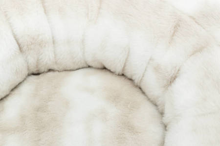 Pluszowe, okrągłe legowisko dla psa 60cm Poduszka Nelli ze zdejmowanym pokrowcem